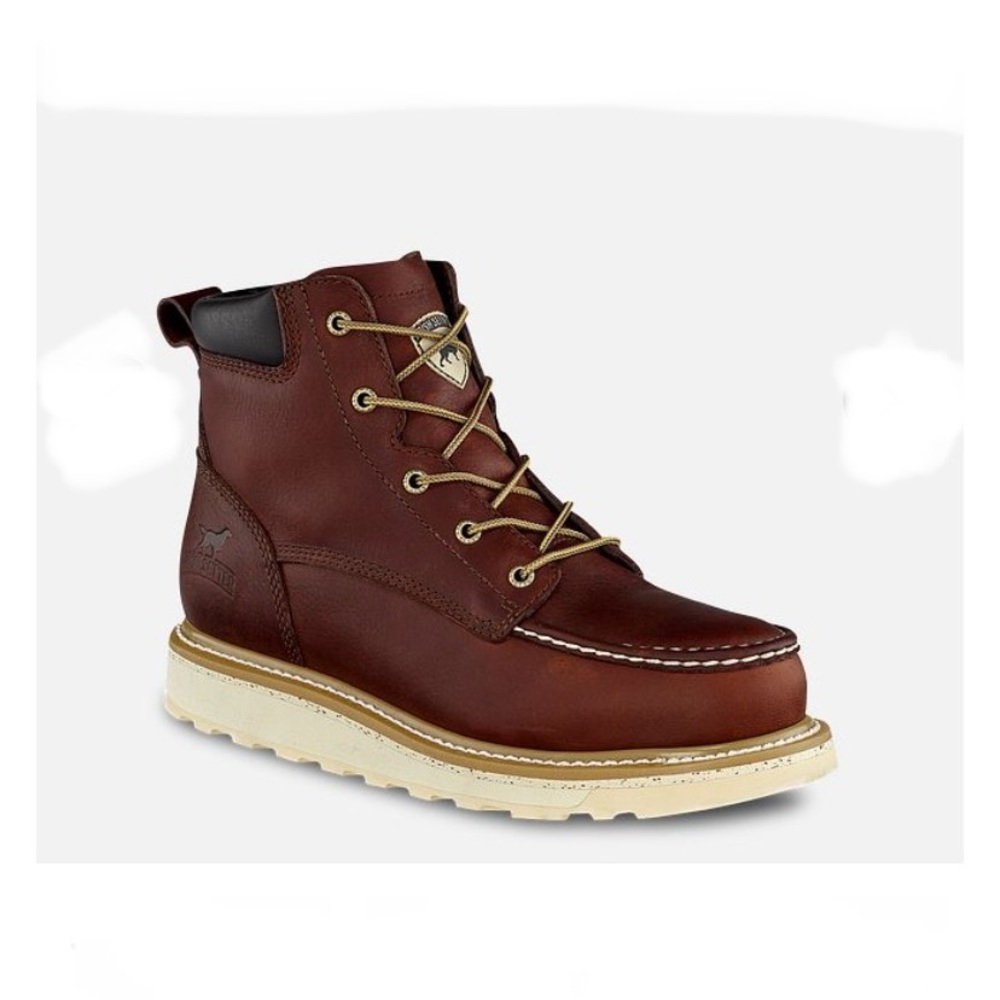 Irish Setter Ashby Work 6-inch Leather Soft Toe Mens size 9 NEW!!!
